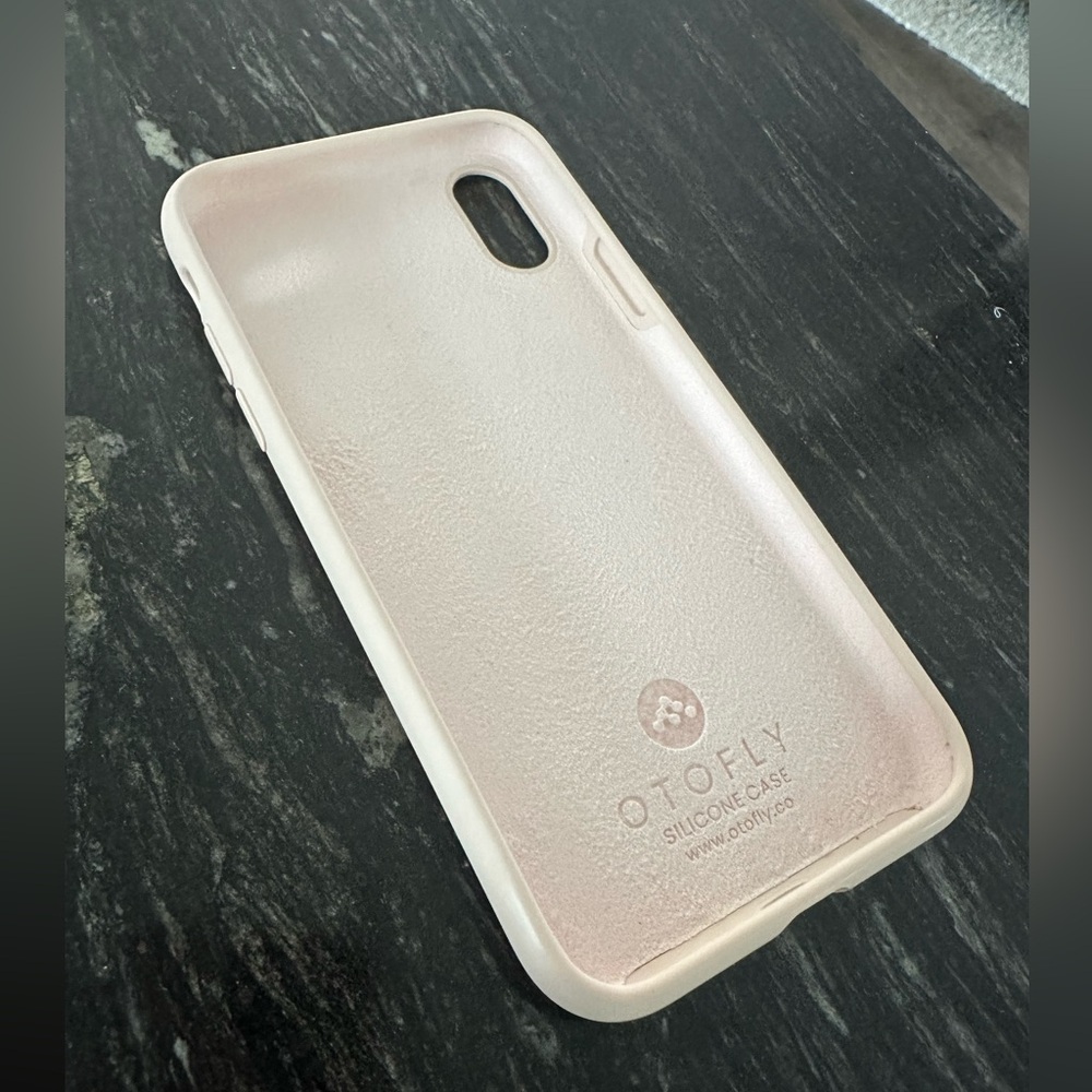 Otofly Light Pink Silicone Case for iPhone X/Xs